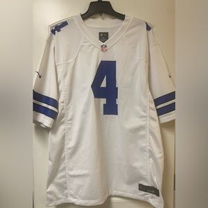 Nike Dax Prescott Cowboys White Football Jersey Size XXL